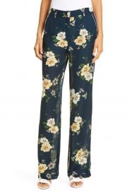 Floral Print Silk Palazzo Pants at Nordstrom Rack